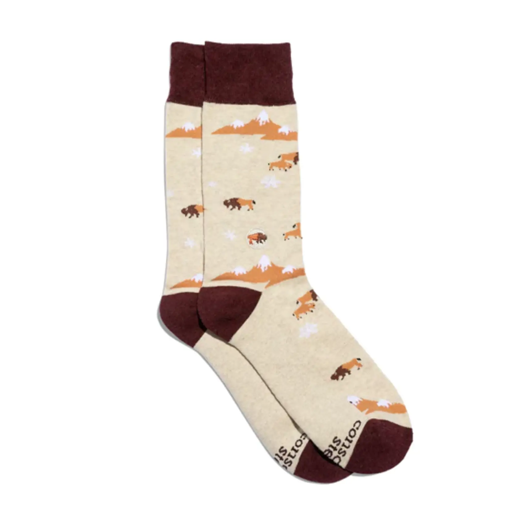 Conscious Step Socks that Protect Bison | Small