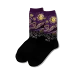Starry Night Socks | Purple