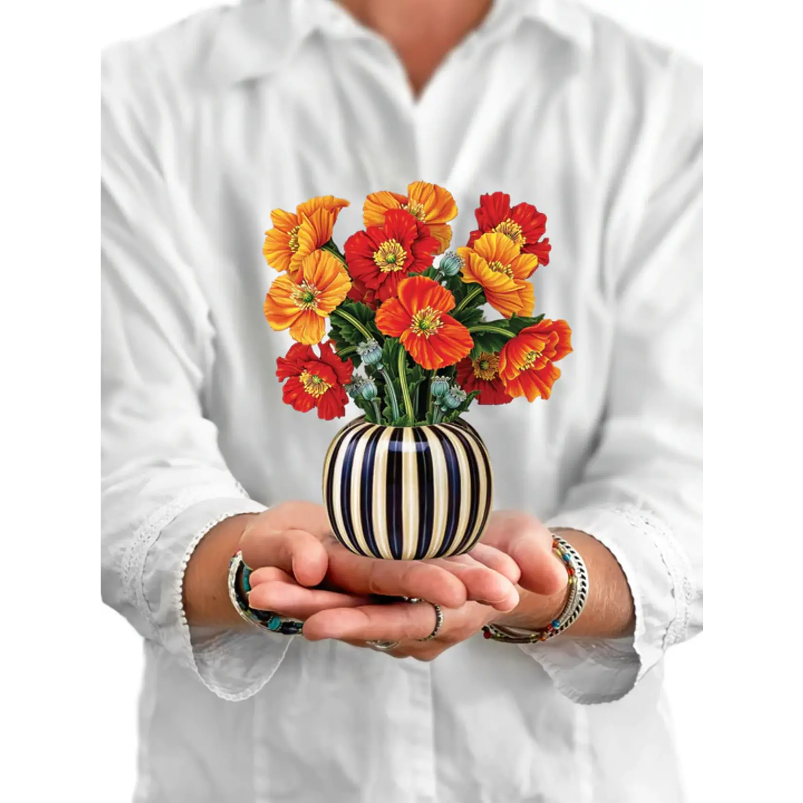 Fresh Cut Paper French Poppies Mini