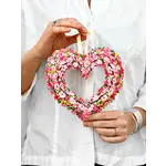 Fresh Cut Paper Cherry Blossom Heart Mini