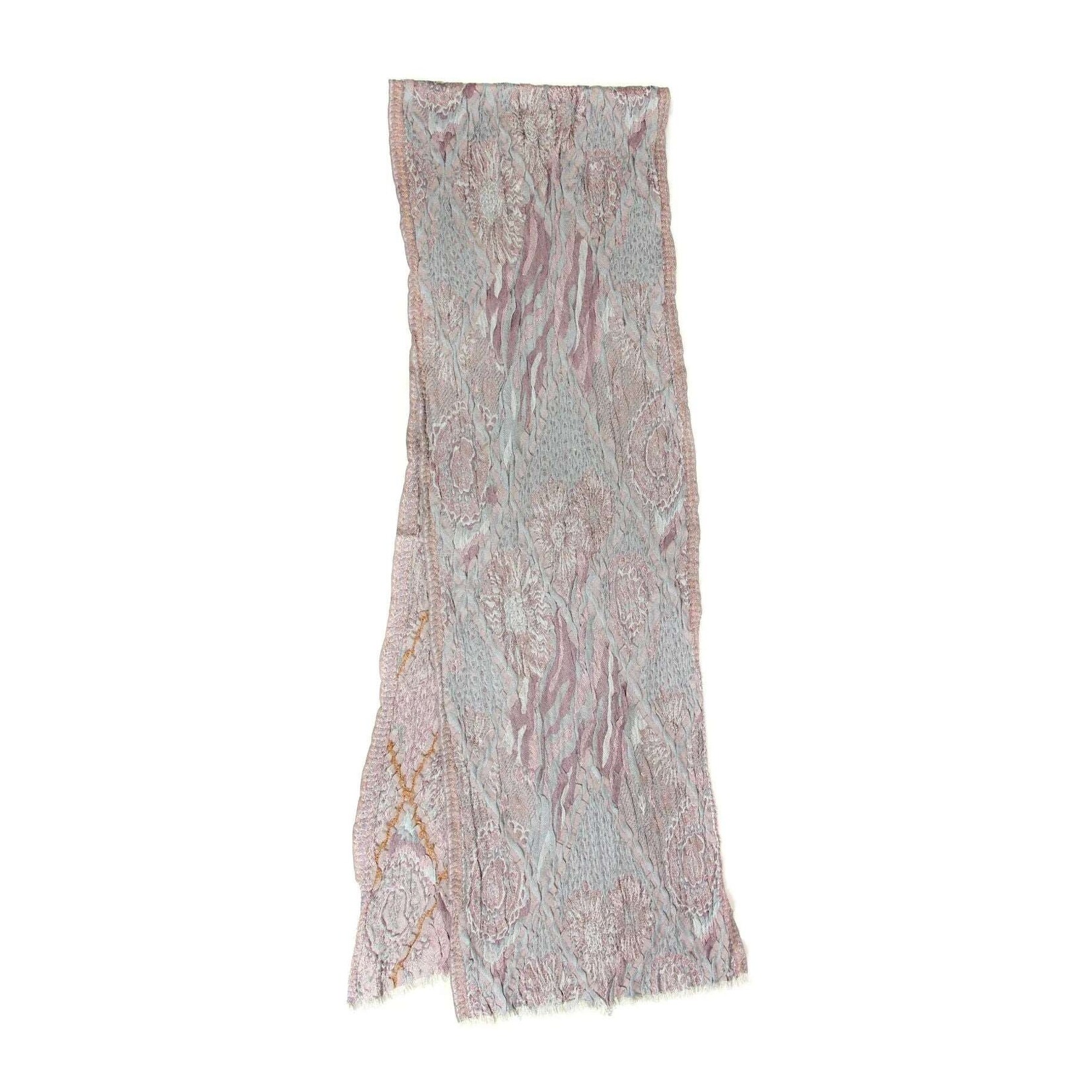 SAACHI  Pleated Scarf | Abstract Shapes