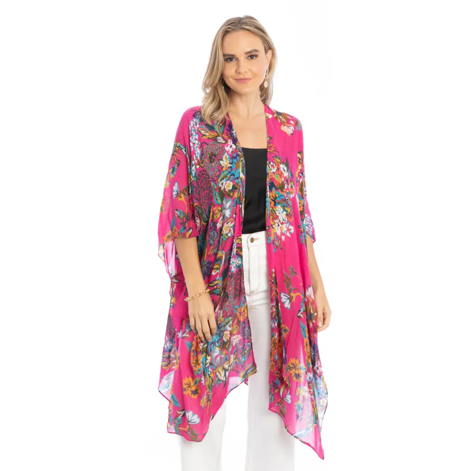SAACHI  Lasdon Kimono | Floral Pink