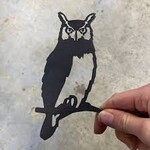 Metal Bird Mini Owl | Small