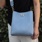 Liz Soto Handbags Lola Bucket Handbag | Denim