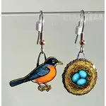 Jabebo Earrings Robin and Nest