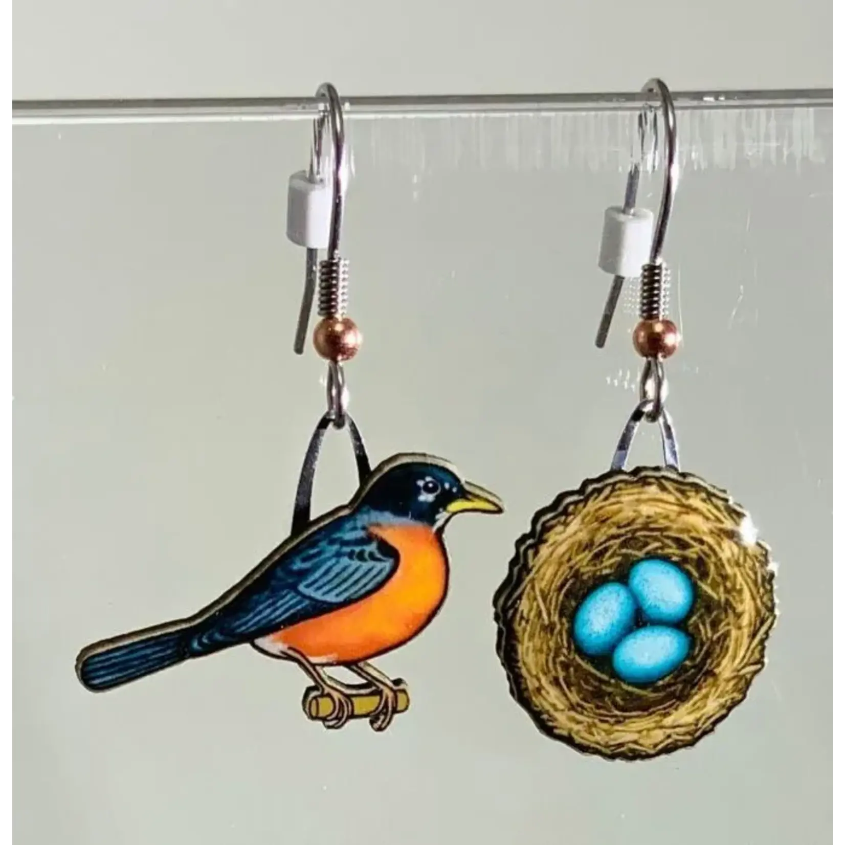 Jabebo Earrings Robin and Nest