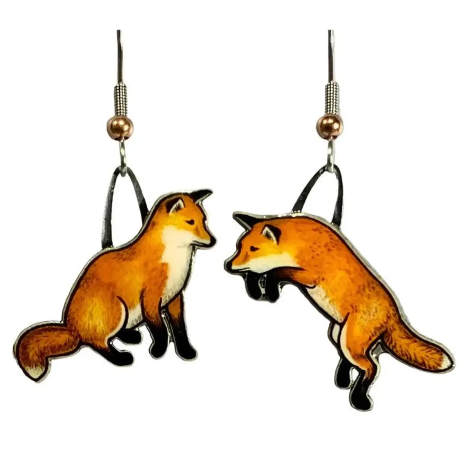 Jabebo Earrings Red Fox