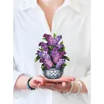 Fresh Cut Paper Garden Lilacs Mini Pop-Up Card