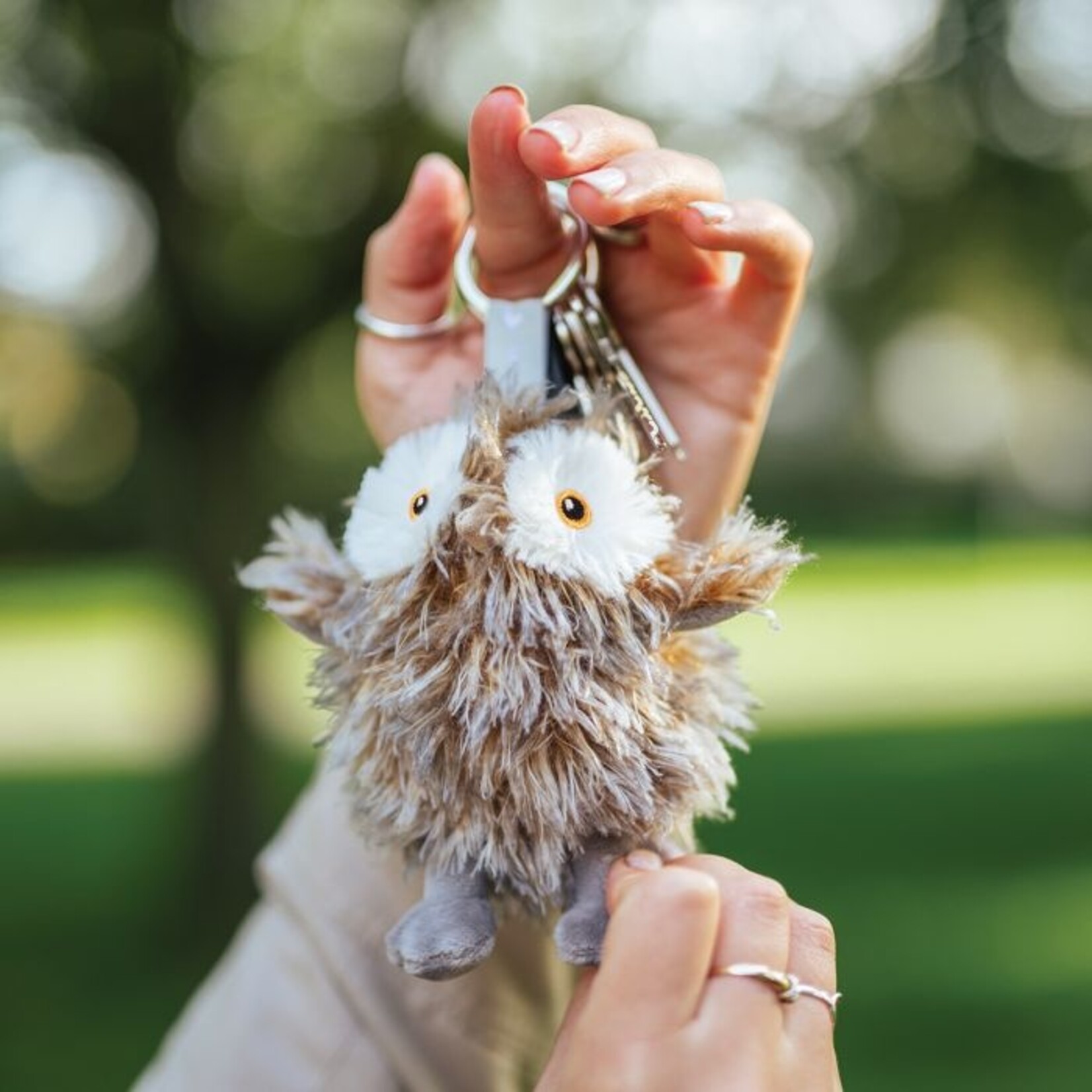 'Elvis' Owl Plush Keyring