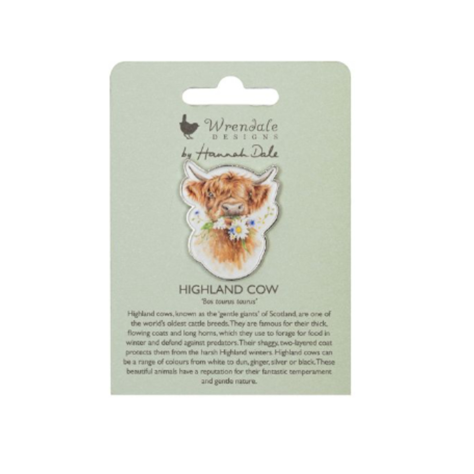 Daisy Coo Highland Cow Pin