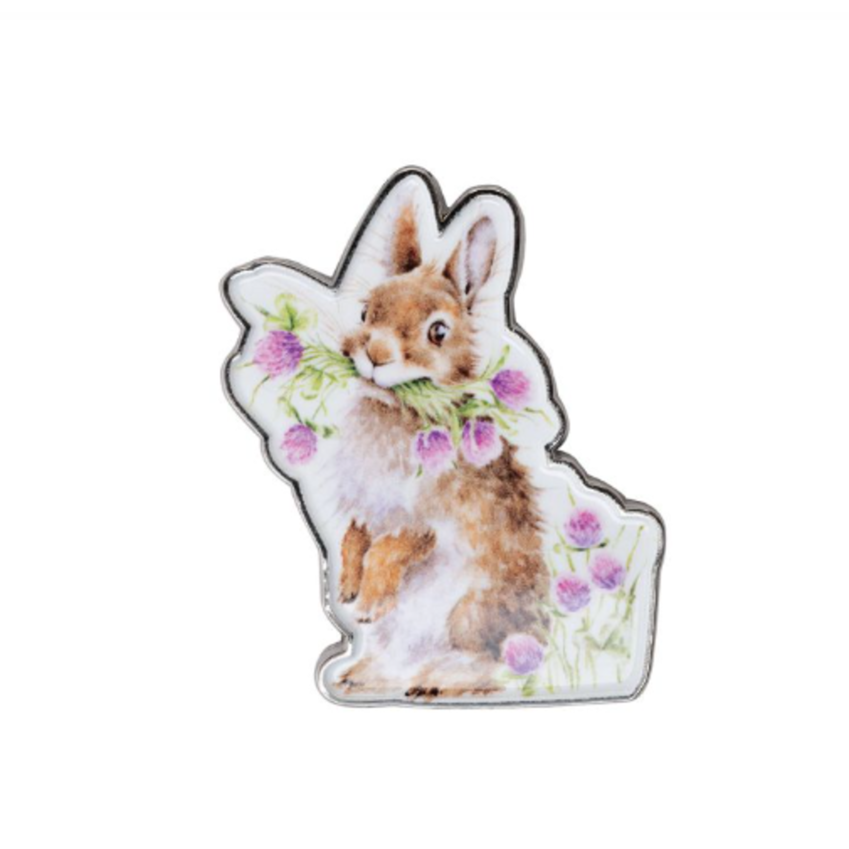 Head Clover Heels Rabbit Pin