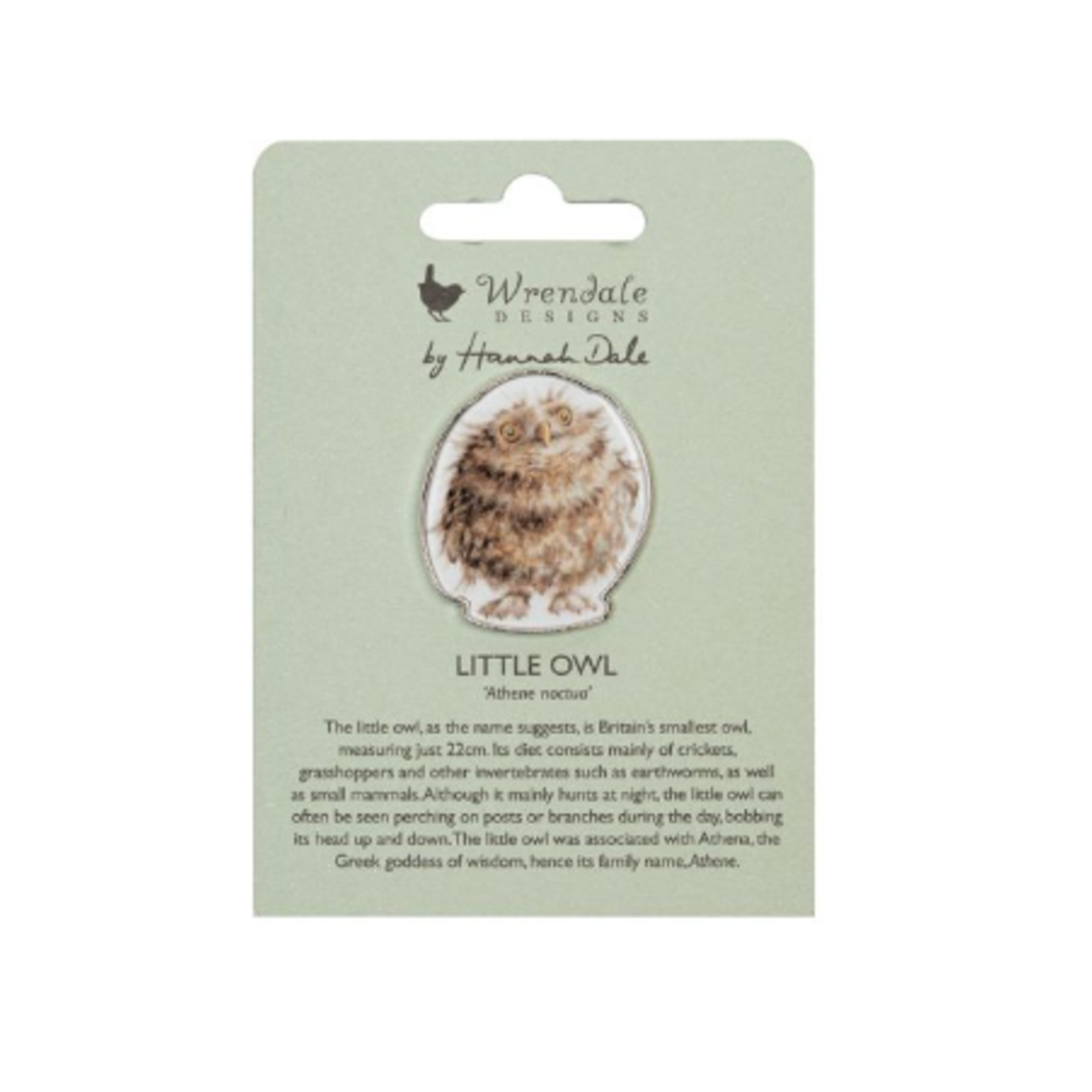 Round Owl Pin