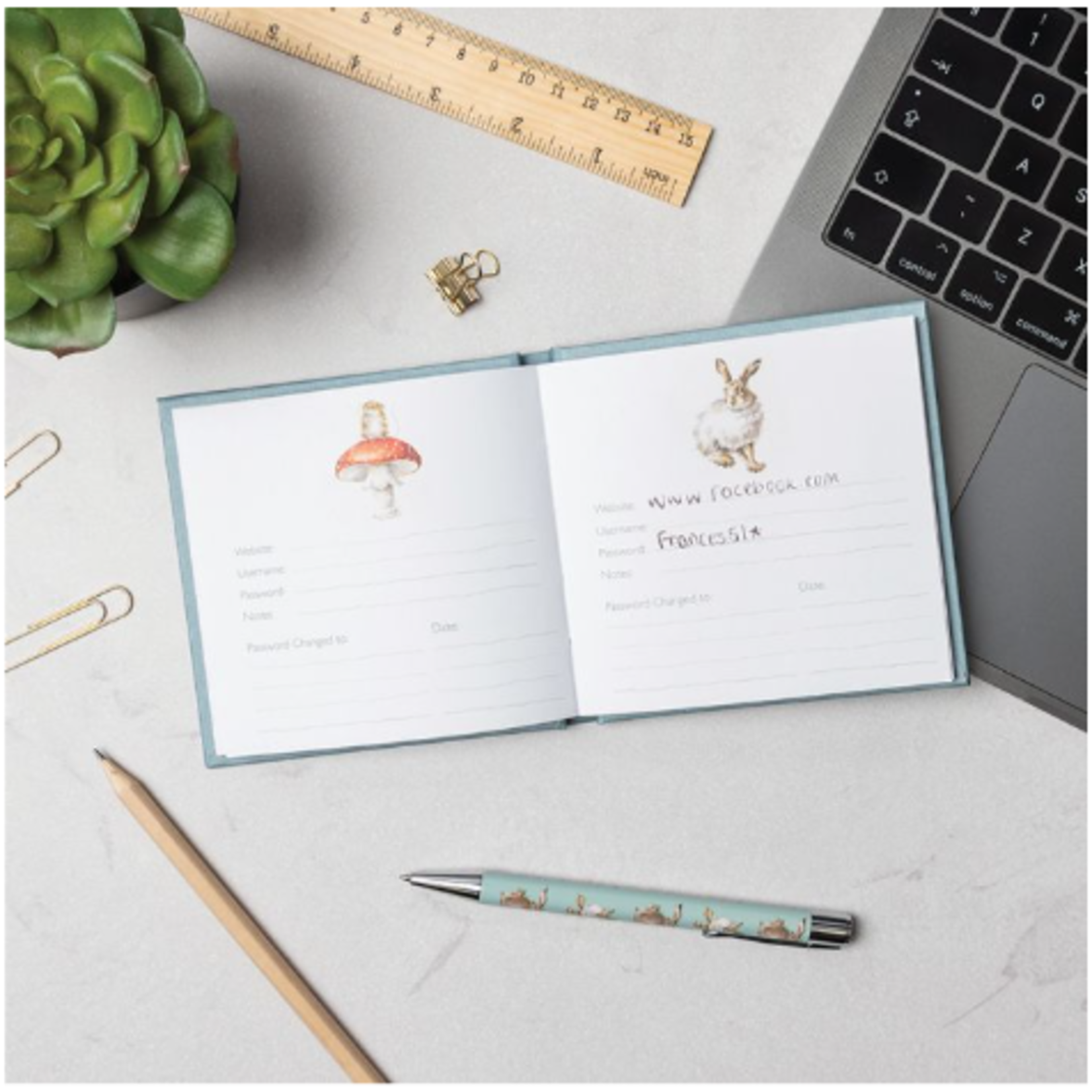 Password Book | Snug as a Cub