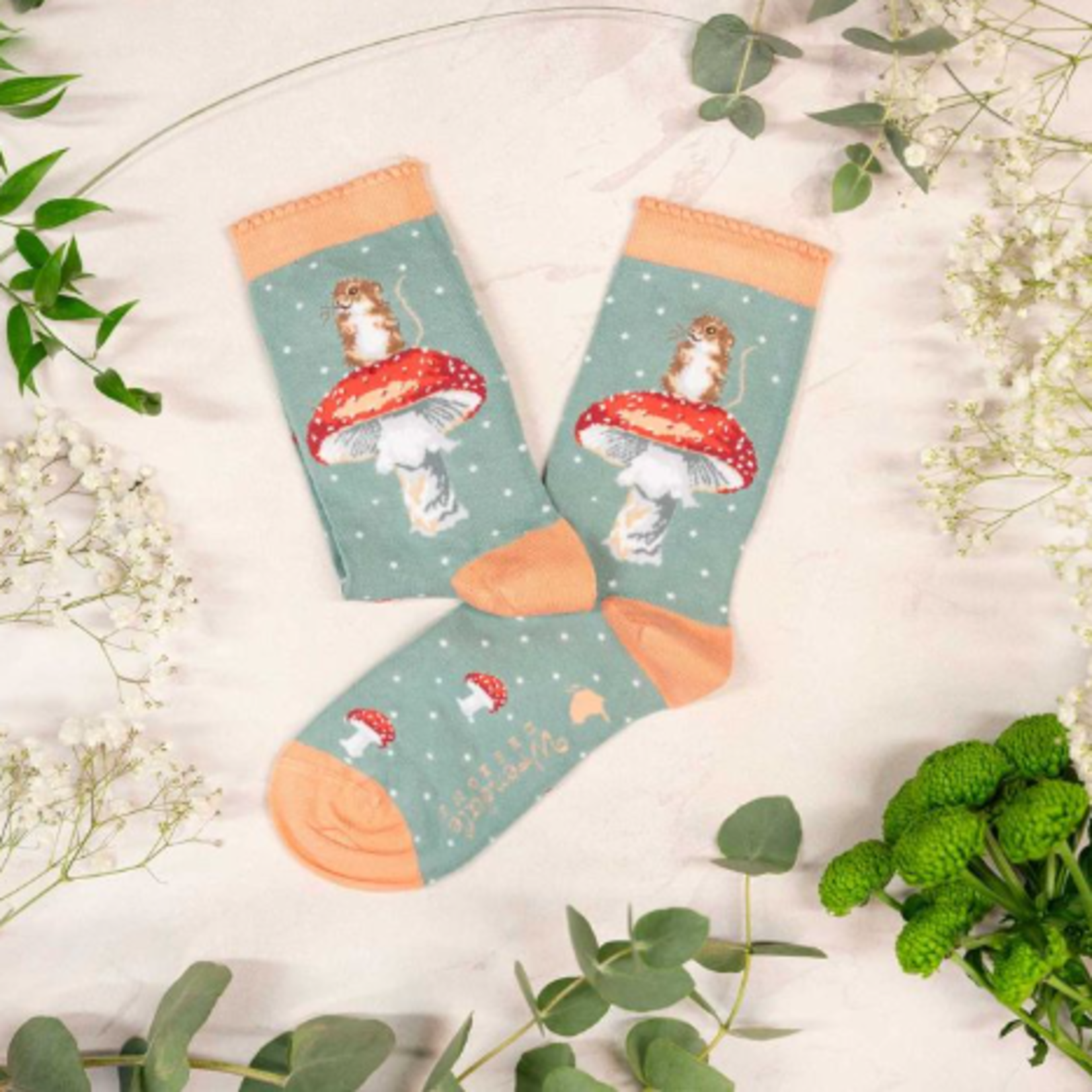 'He's a Fungi' Mouse Socks