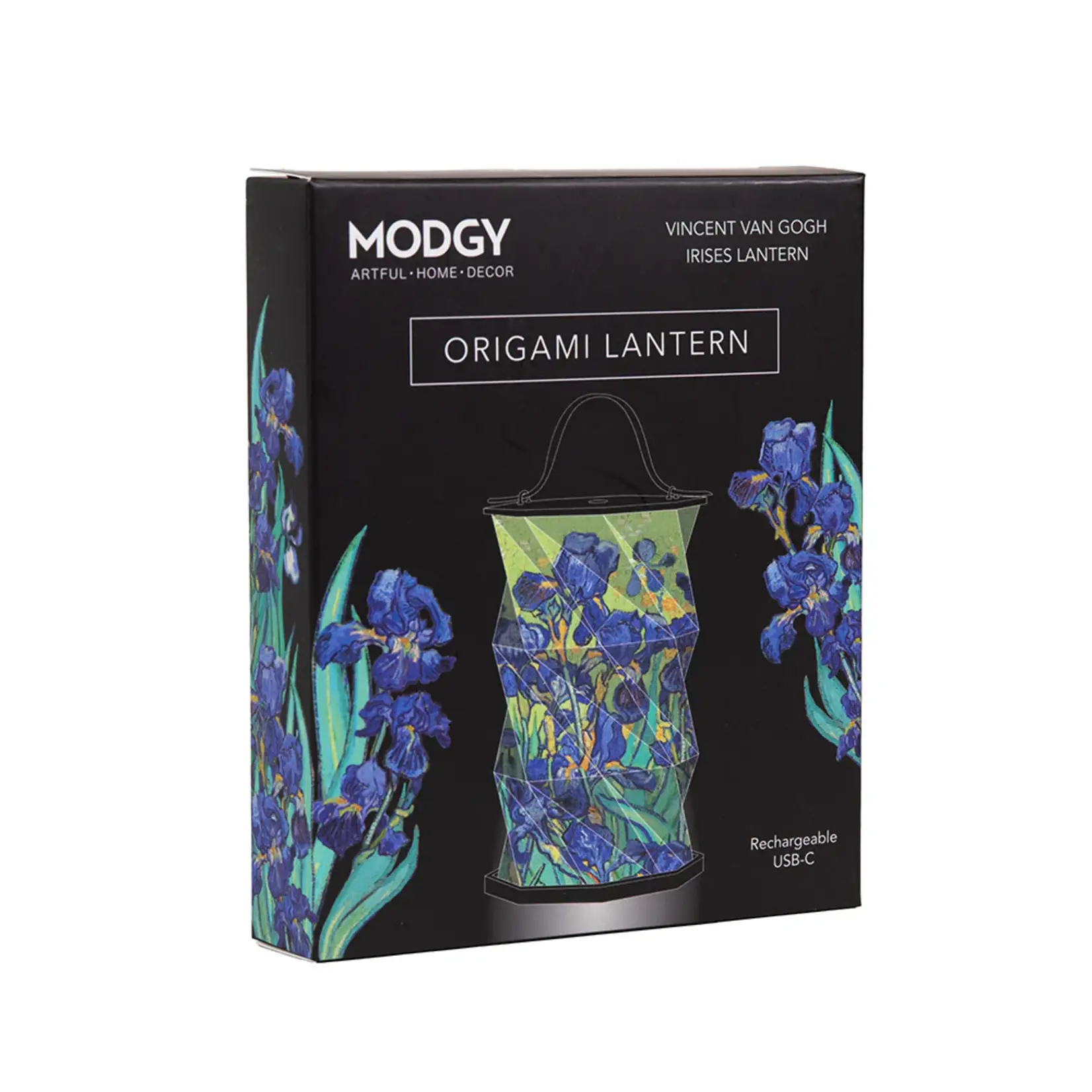 Origami Lantern Irises Van Gogh