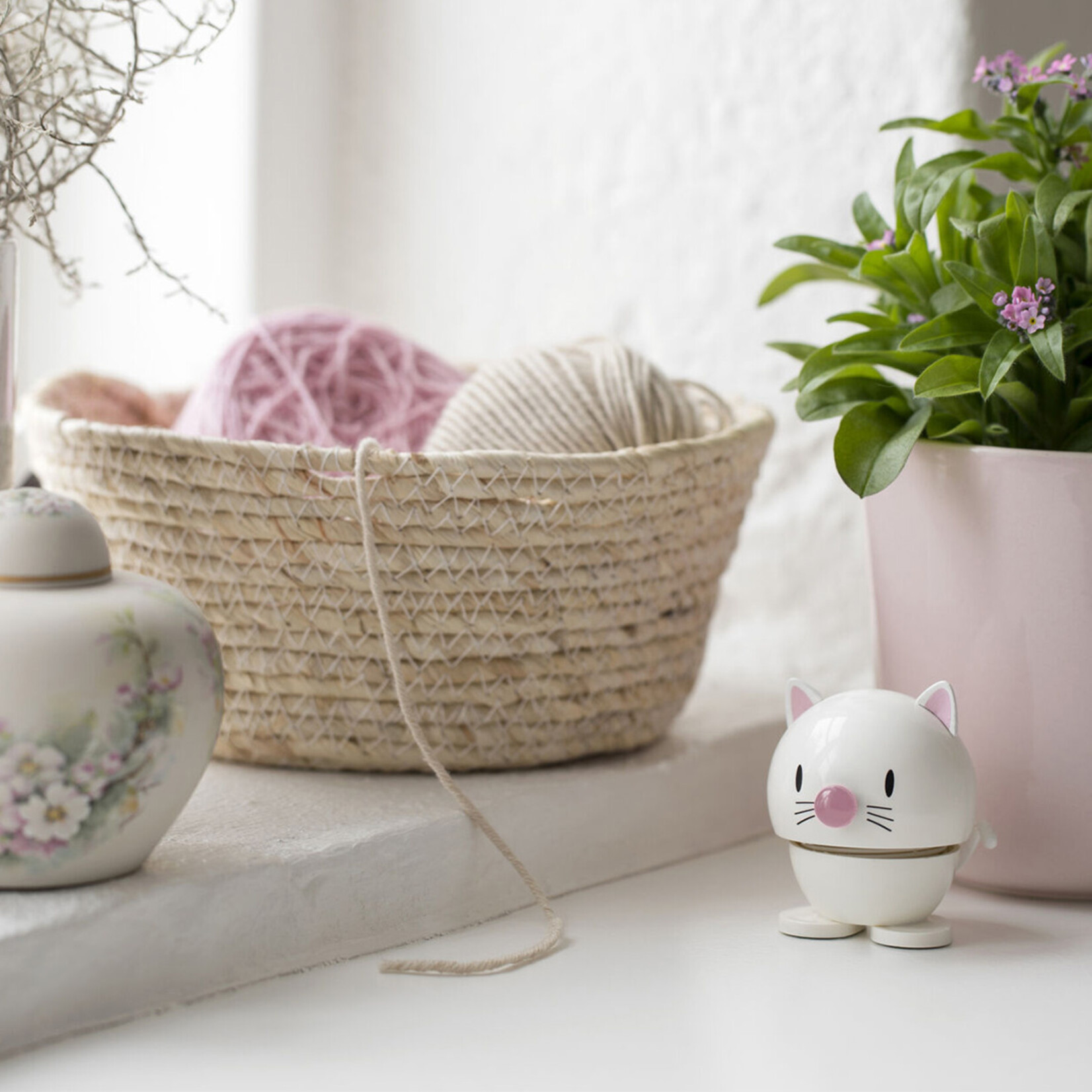 Cat Hoptimist | Small White