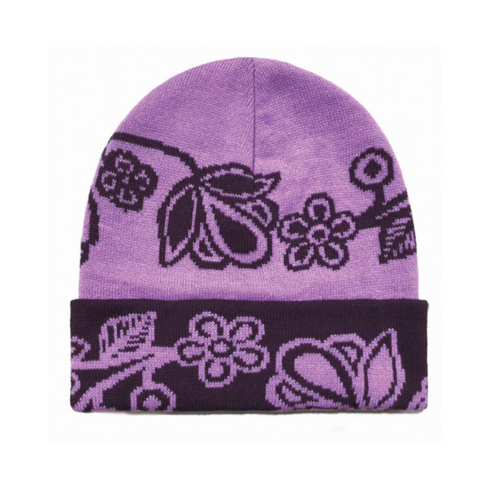 Ojibwe Florals Toque (Ski Cap)