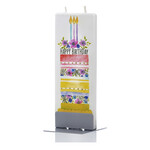 Happy Birthday Cake Flat Candle