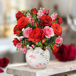 Fresh Cut Paper Mini Blooming Roses