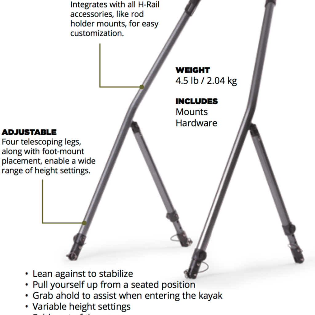 Hobie H-Bar/Adjustable  Paths, Peaks, & Paddles