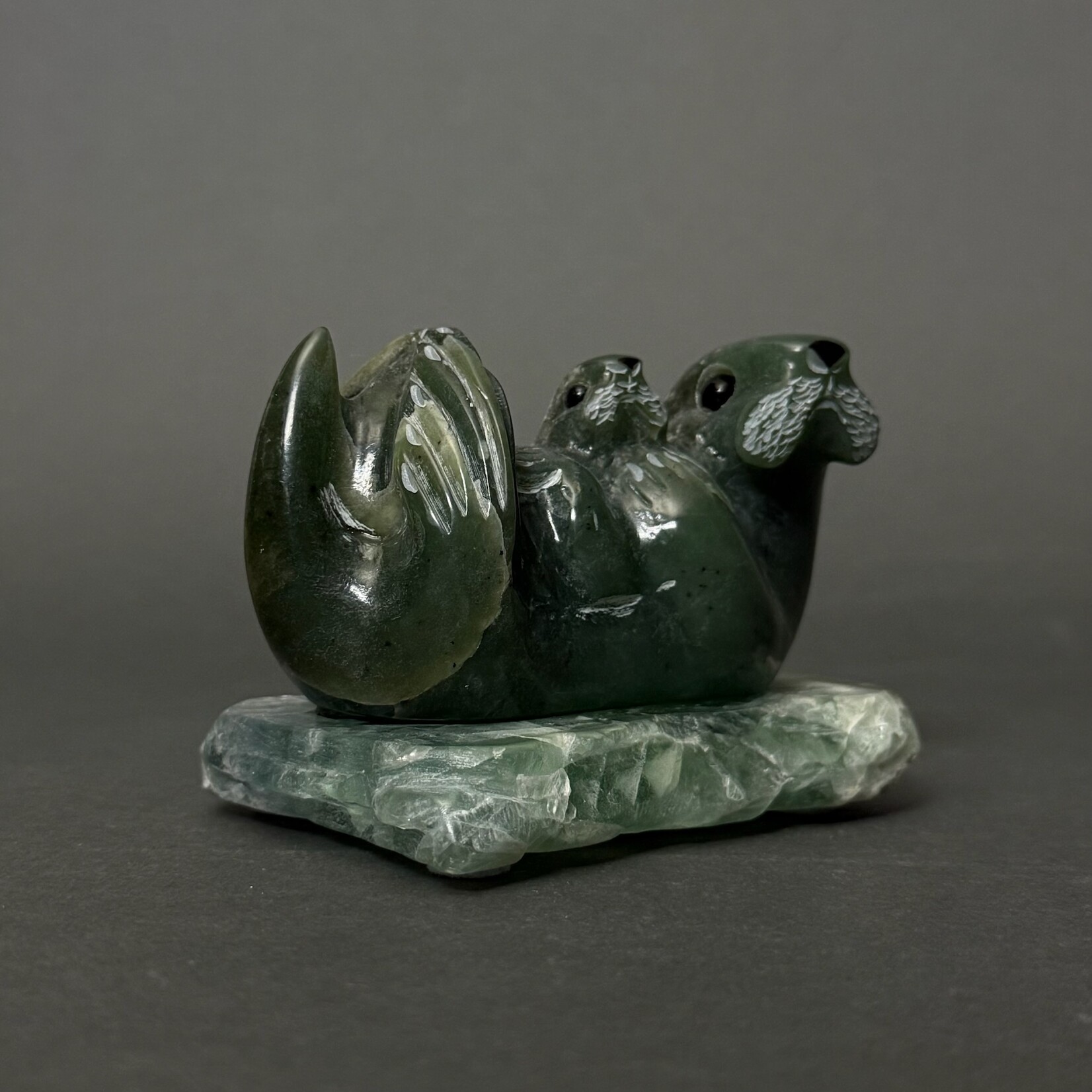 Eddie Lee Sea Otter and Pup #199 - SOLD