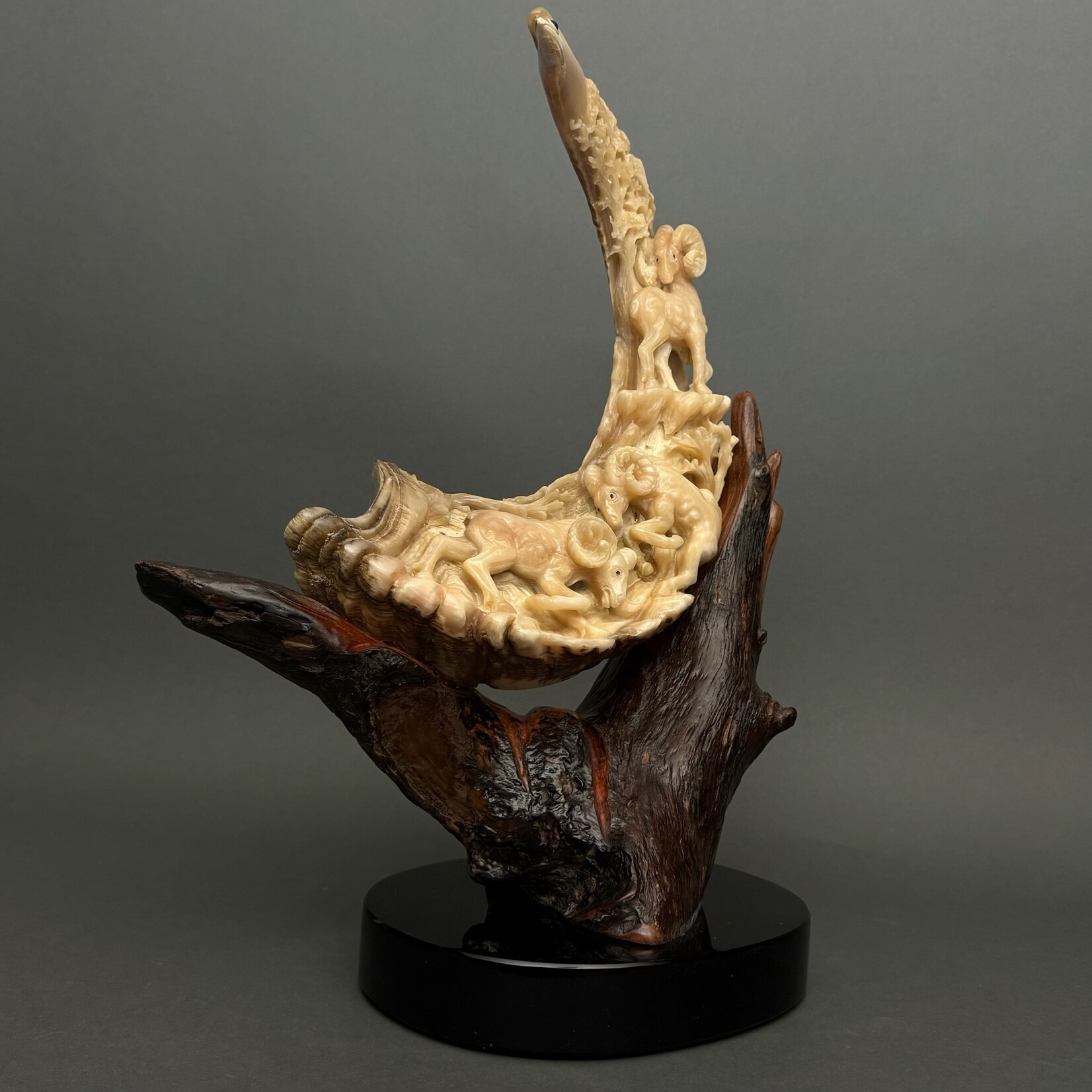 Eddie Lee Alaska Dall Sheep & Raven #262