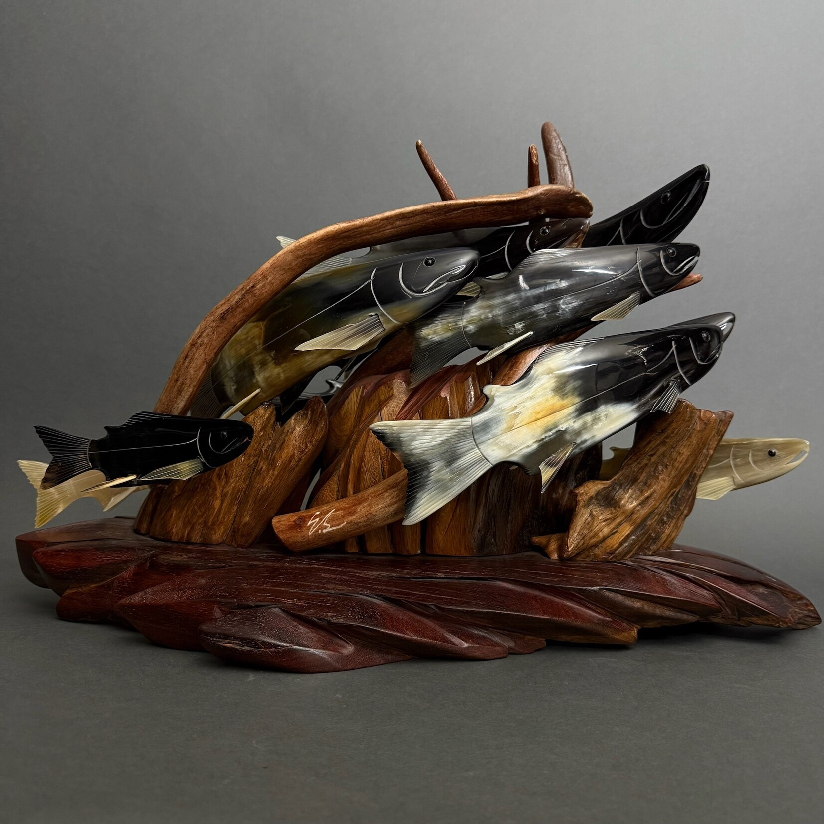 Eddie Lee Spawning Salmon #292 - SOLD