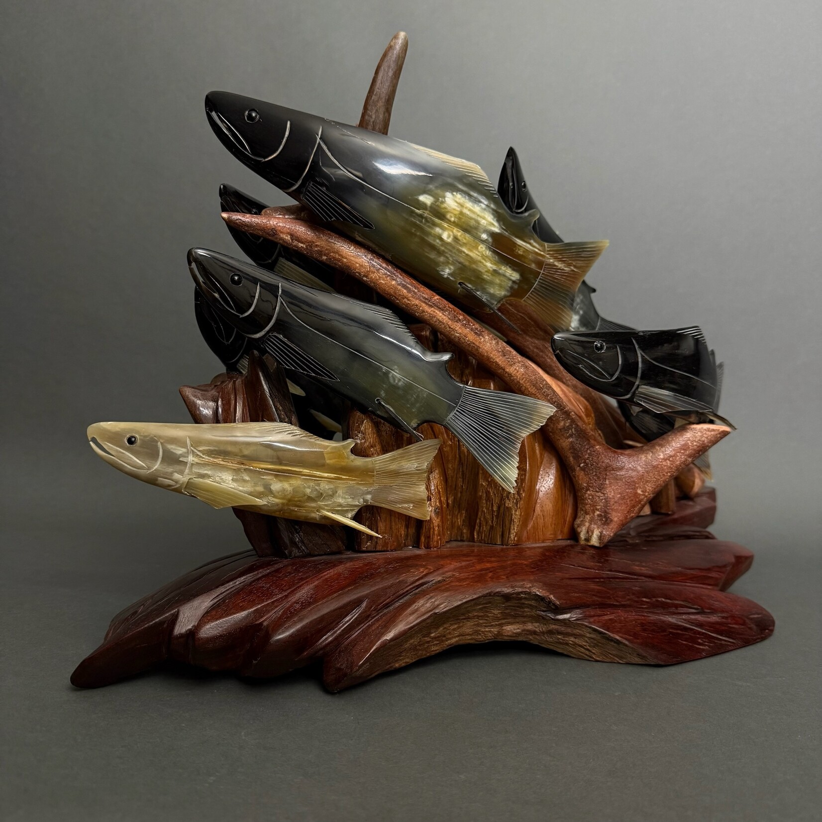 Eddie Lee Spawning Salmon #292 - SOLD