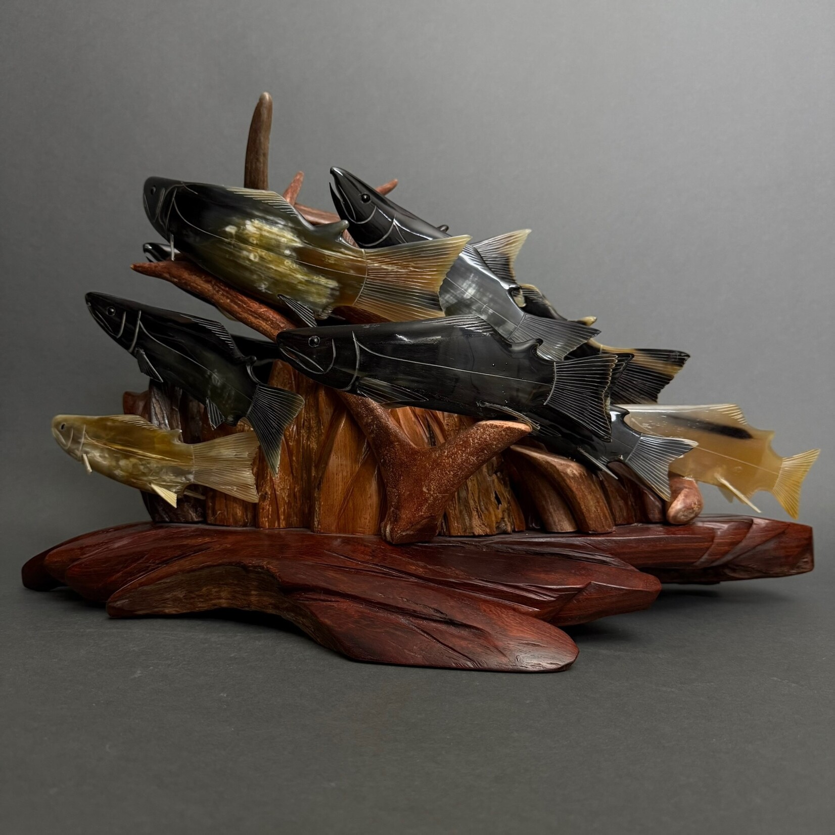 Eddie Lee Spawning Salmon #292 - SOLD