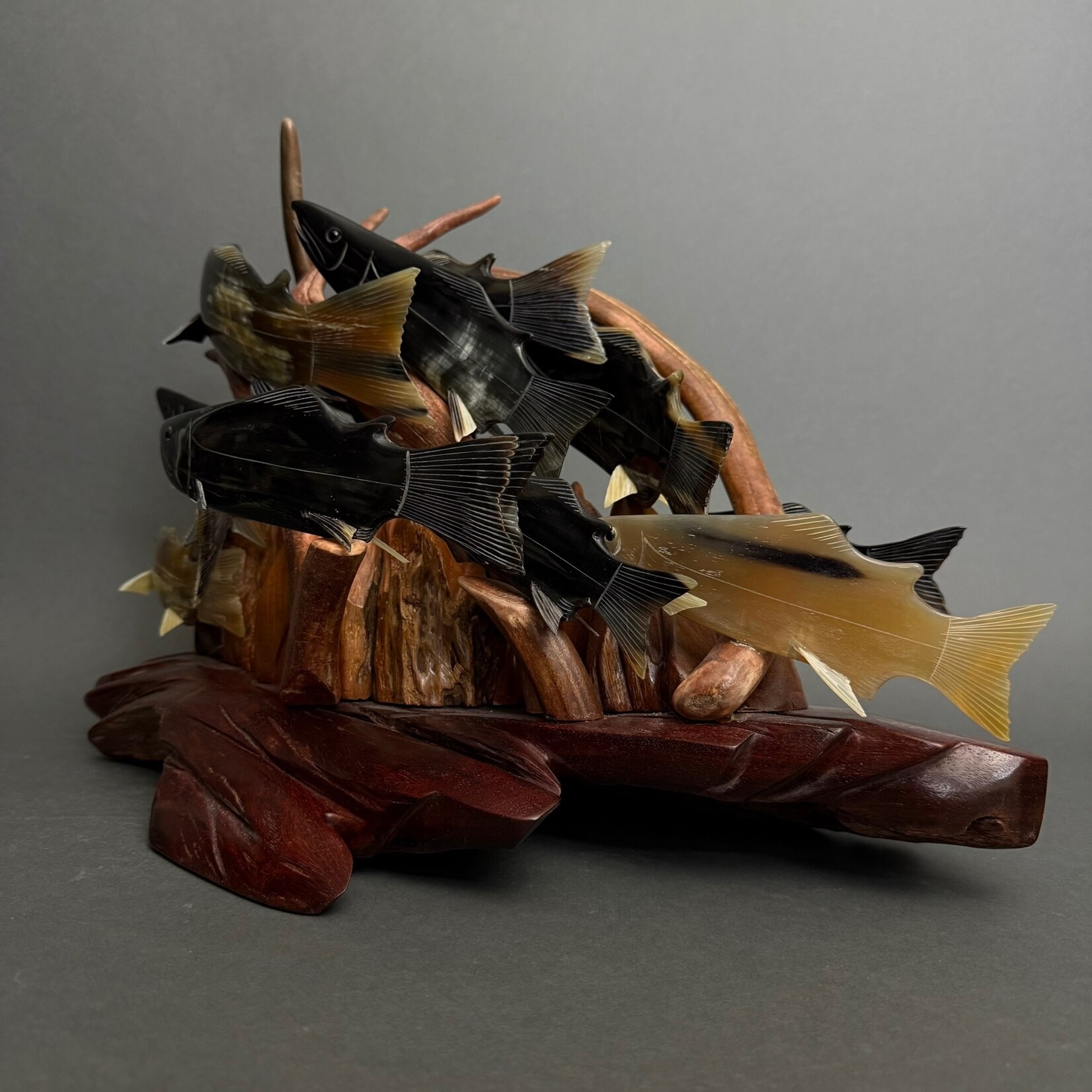 Eddie Lee Spawning Salmon #292 - SOLD