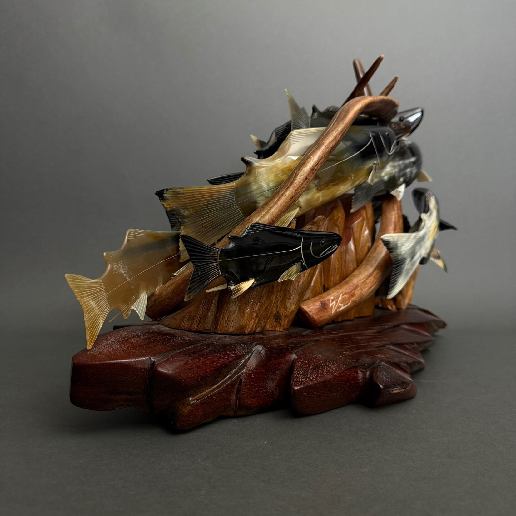 Eddie Lee Spawning Salmon #292 - SOLD