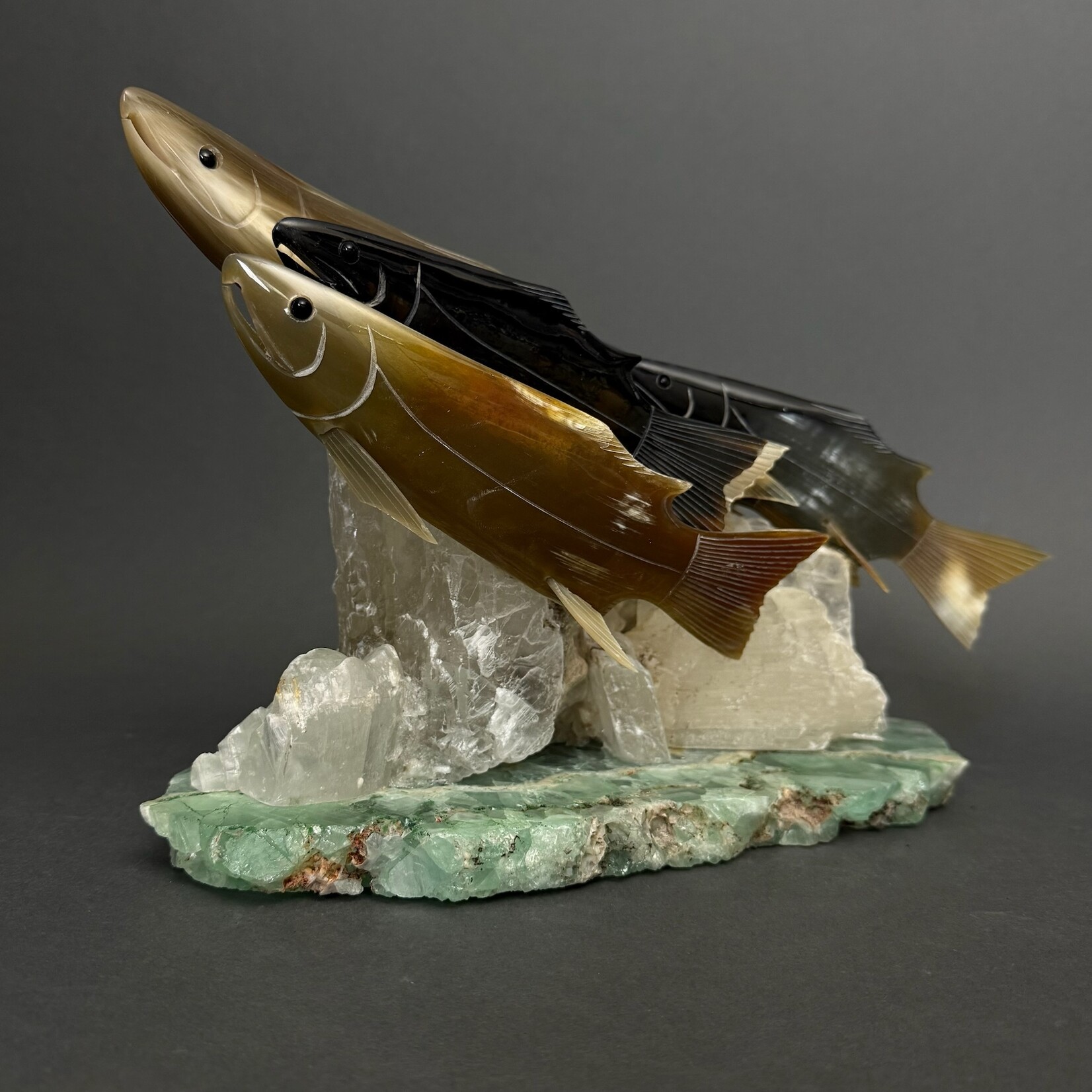 Eddie Lee Spawning Salmon #290 - SOLD