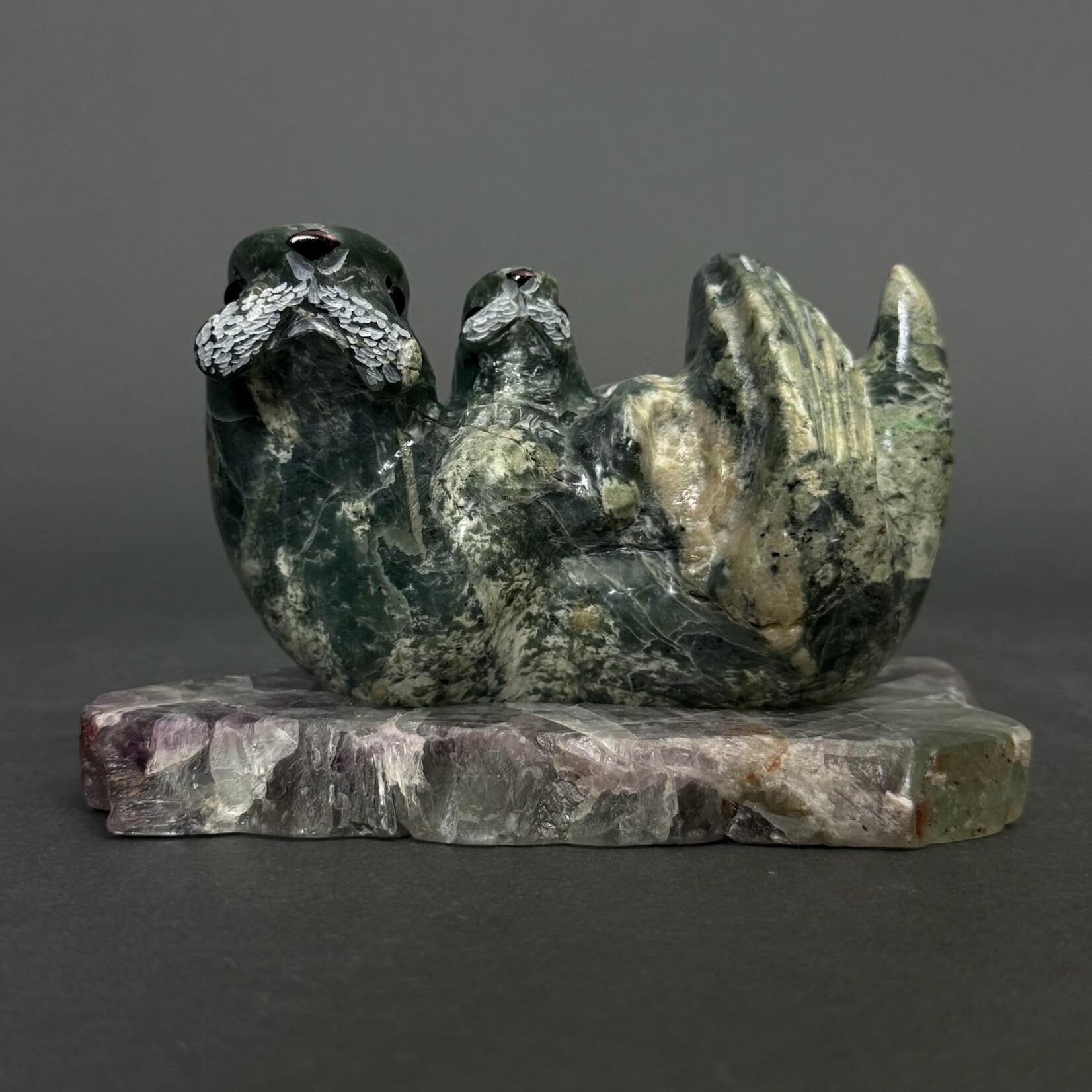 Eddie Lee Sea Otter & Pup #286 - SOLD