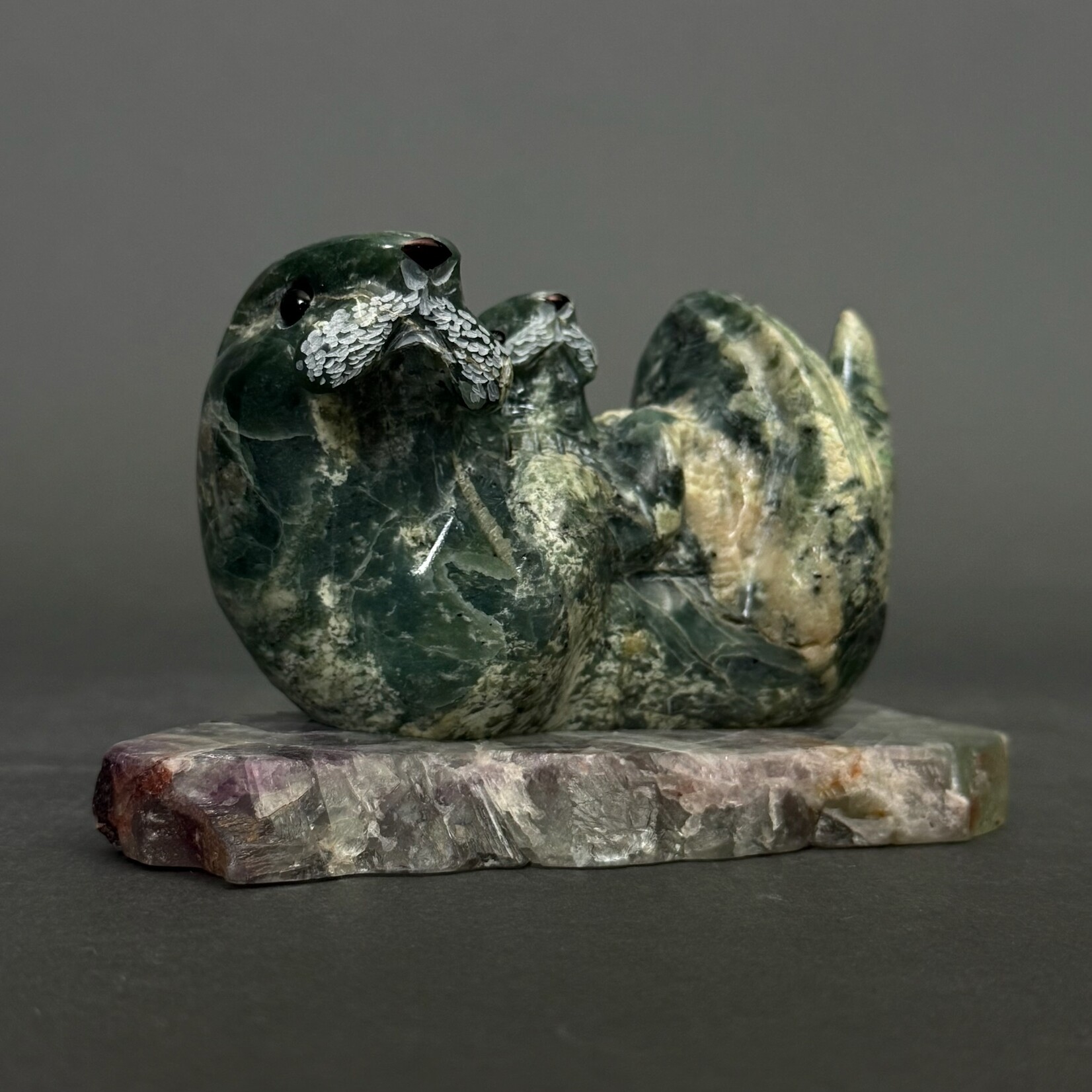 Eddie Lee Sea Otter & Pup #286 - SOLD