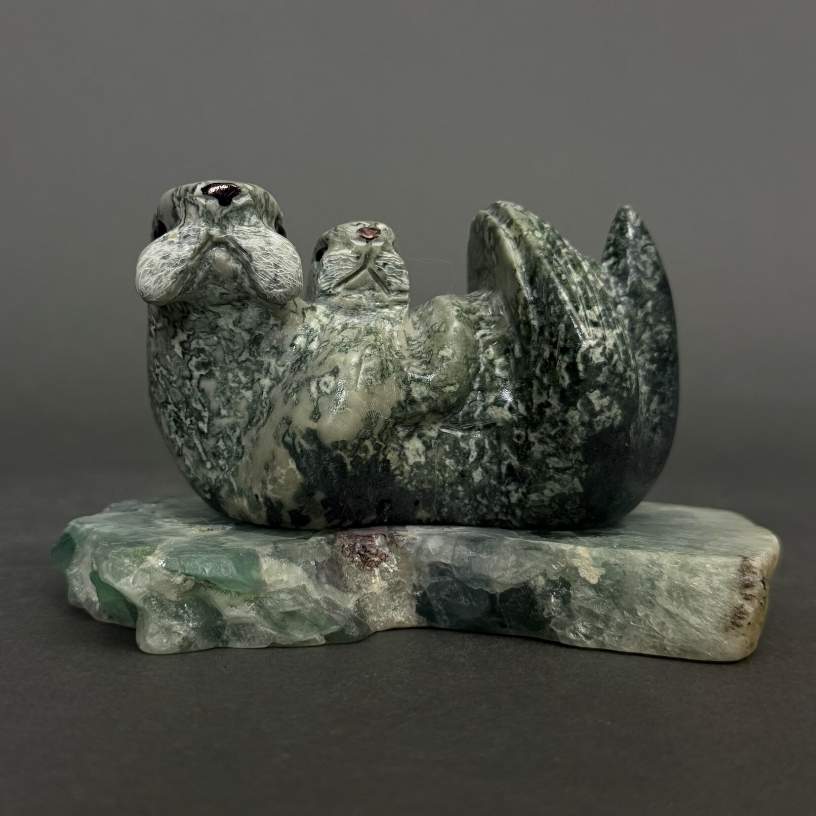 Eddie Lee Sea Otter & Pup #285 - SOLD