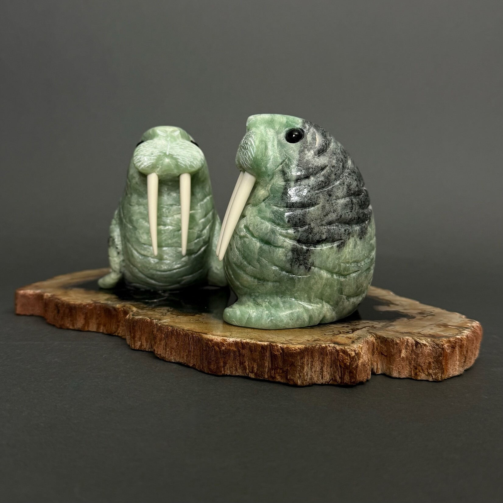 Eddie Lee Walrus Pair #280 - SOLD