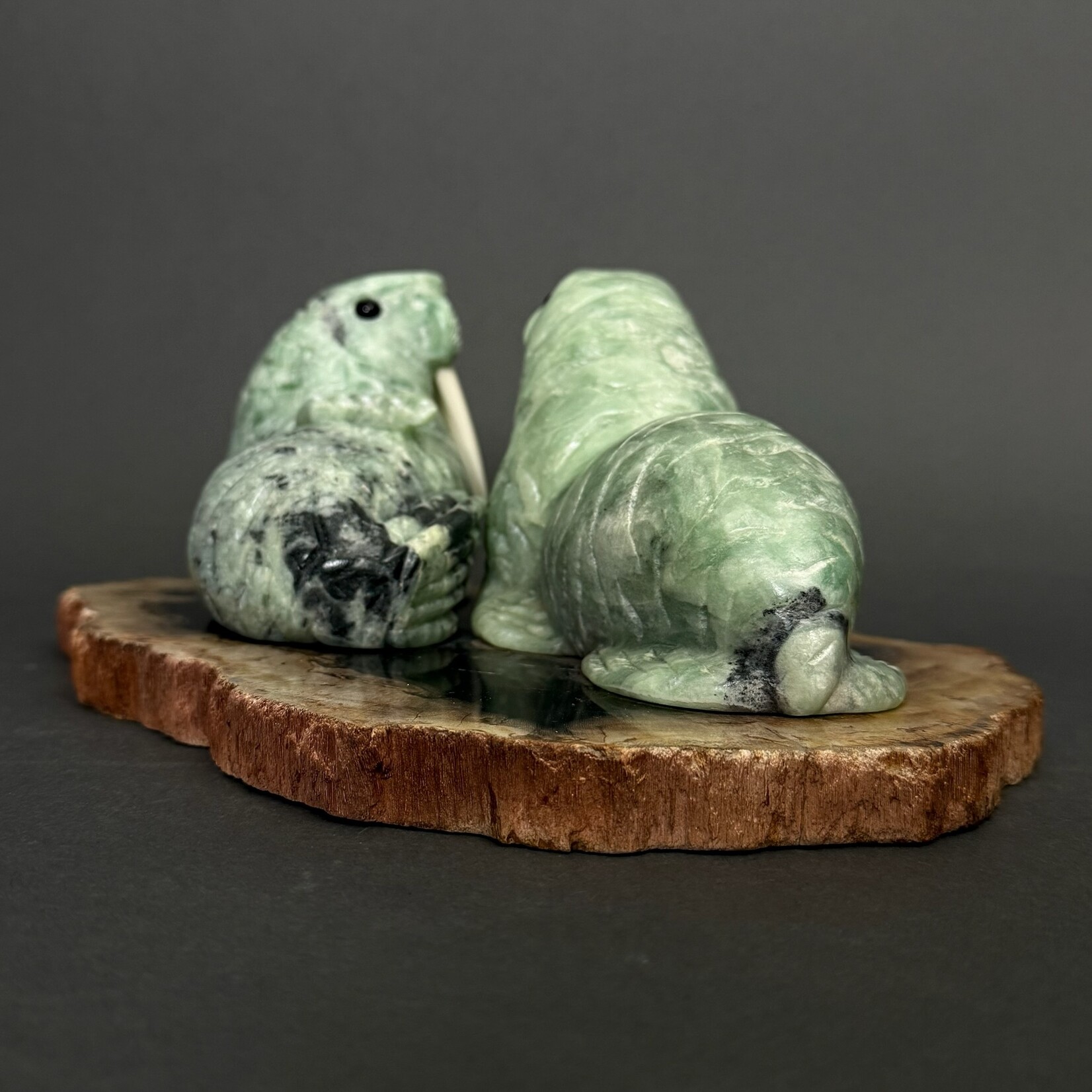 Eddie Lee Walrus Pair #280 - SOLD