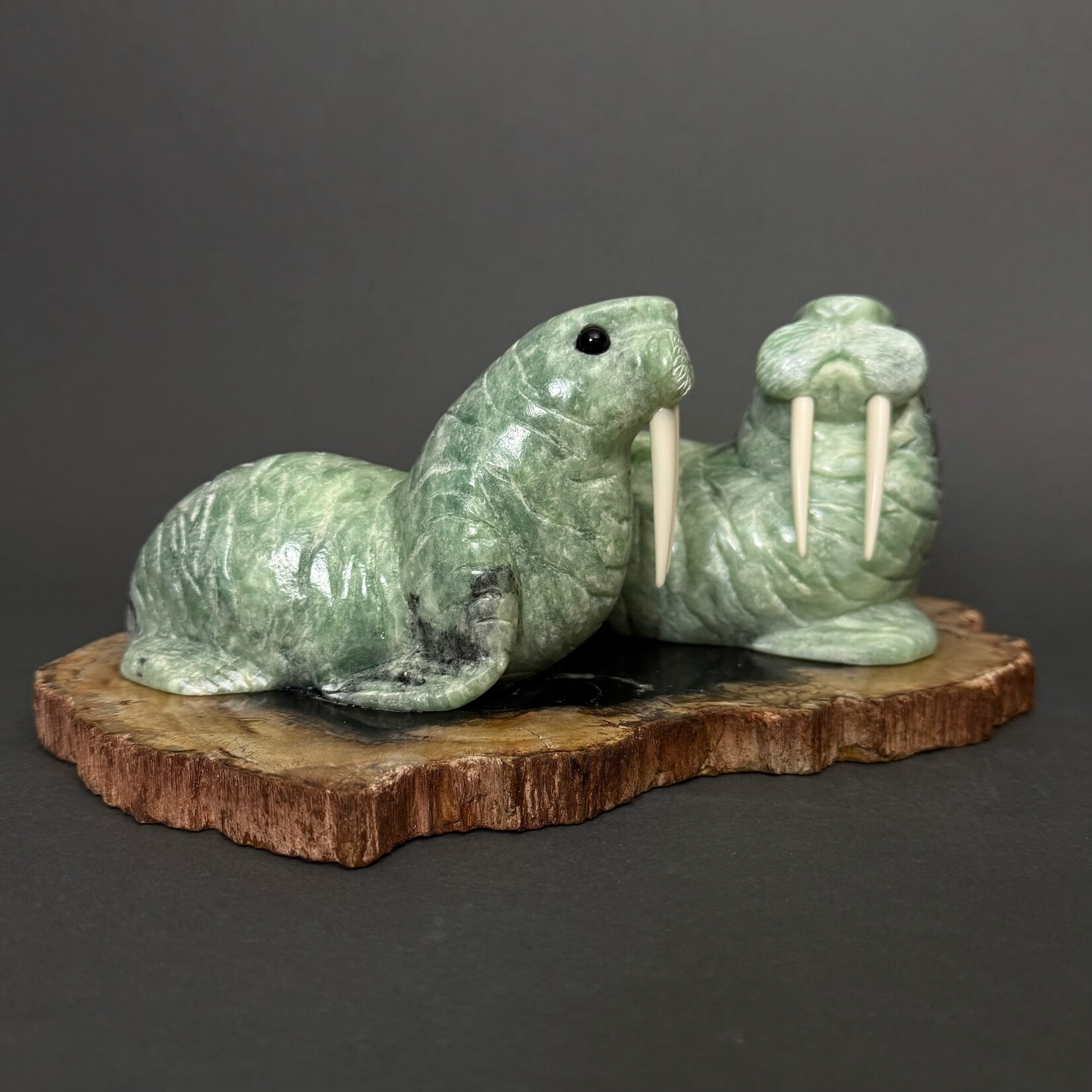 Eddie Lee Walrus Pair #280 - SOLD