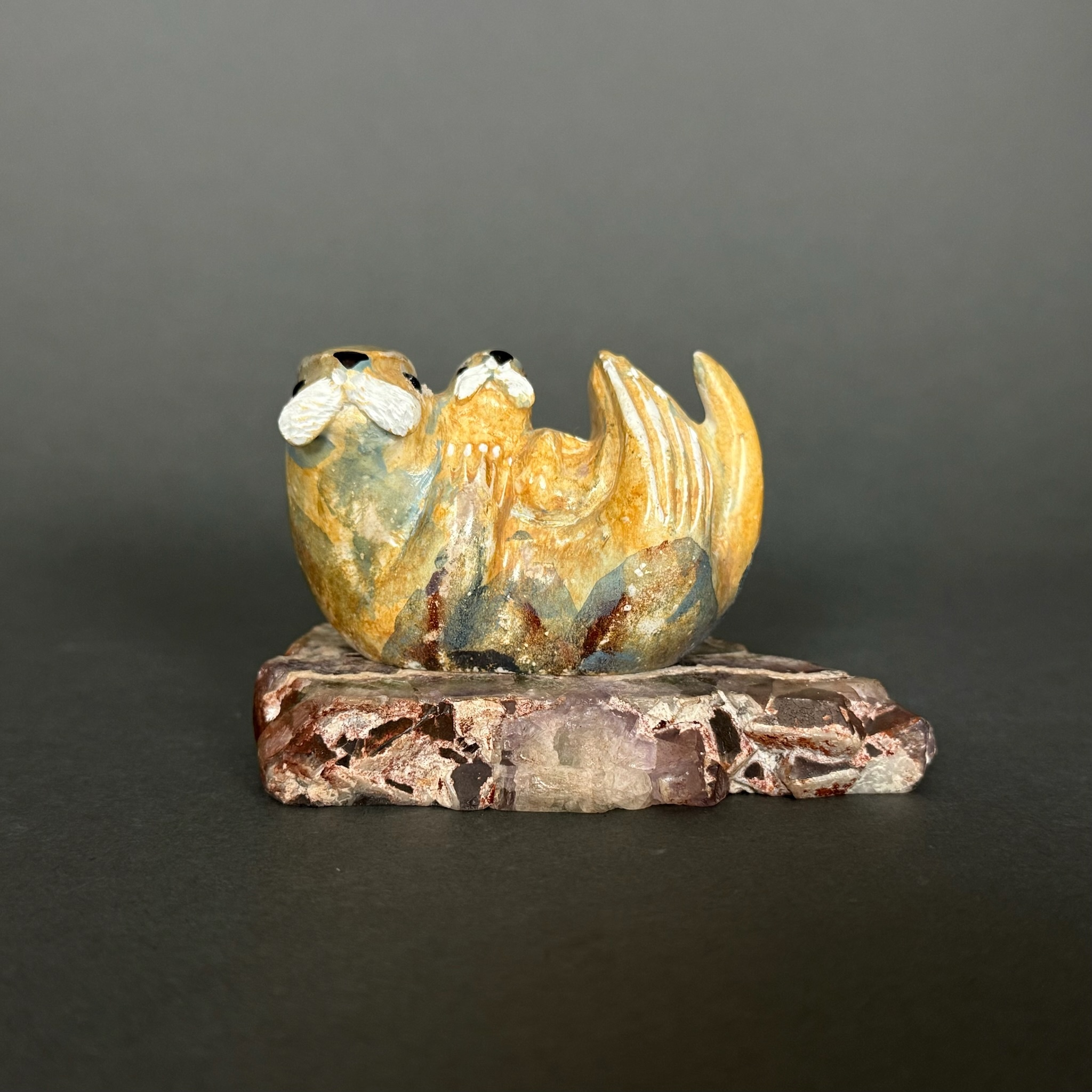Sea Otter & Pup #360 - Fossil & Stone