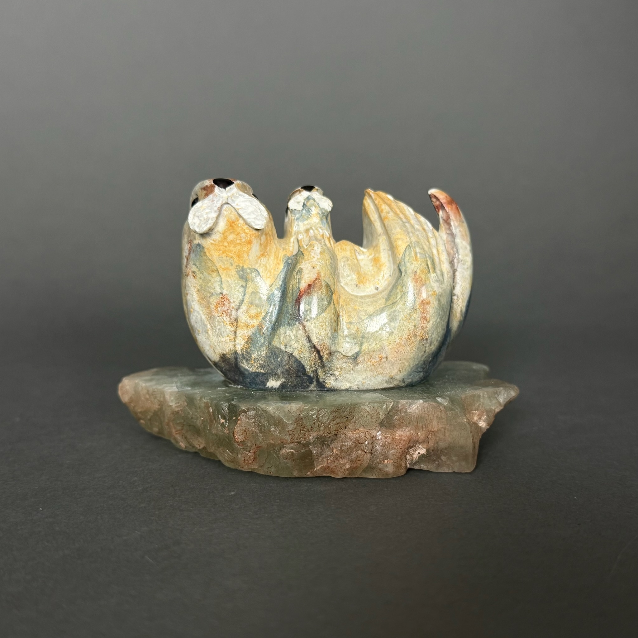 Sea Otter & Pup #359 - Fossil & Stone