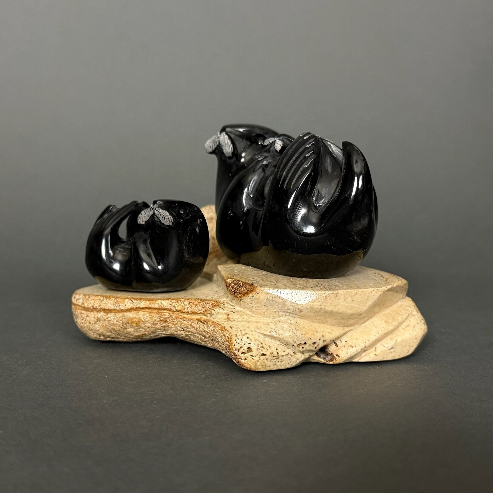 Eddie Lee Sea Otter Family #346 - SOLD