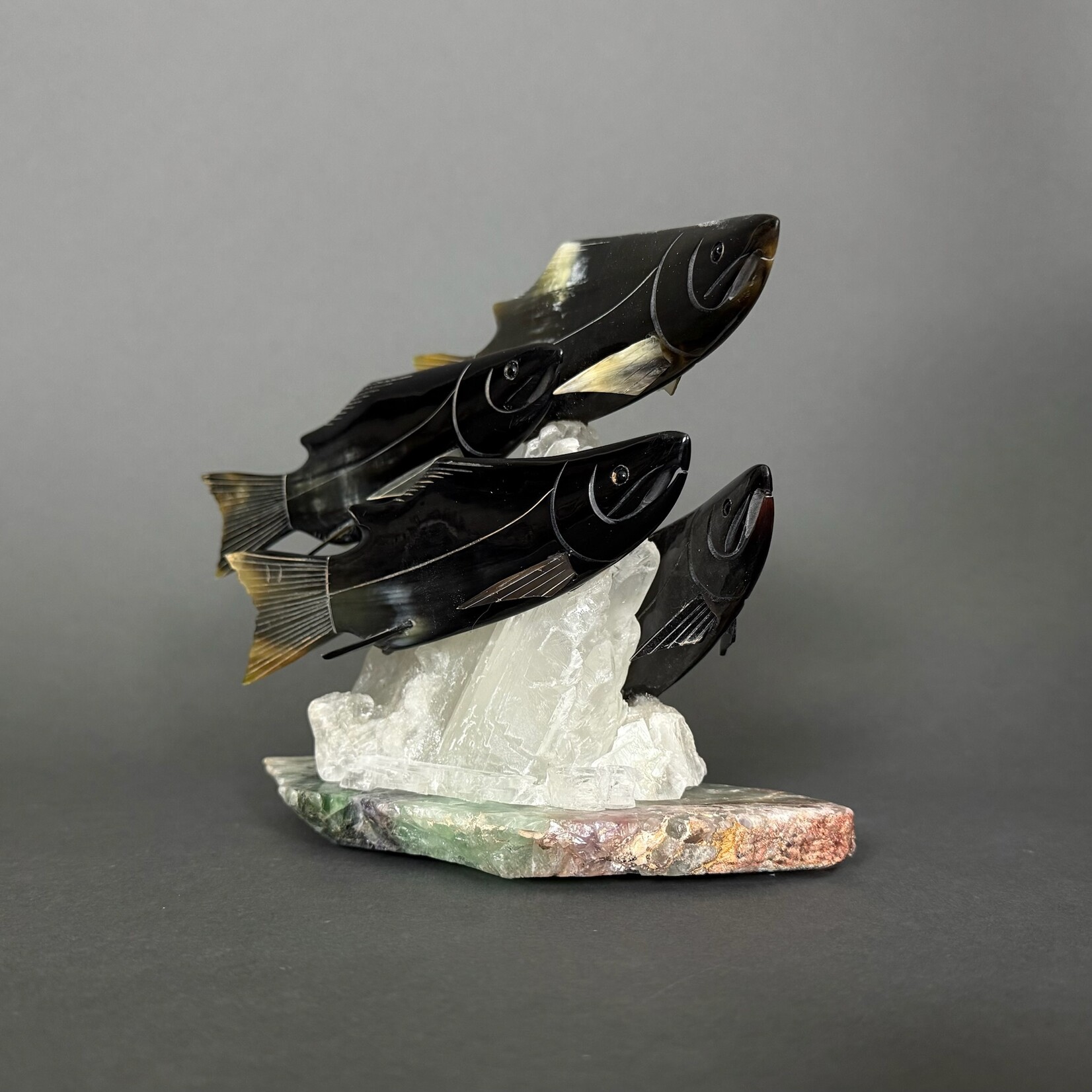 Eddie Lee Spawning Salmon #334 - SOLD
