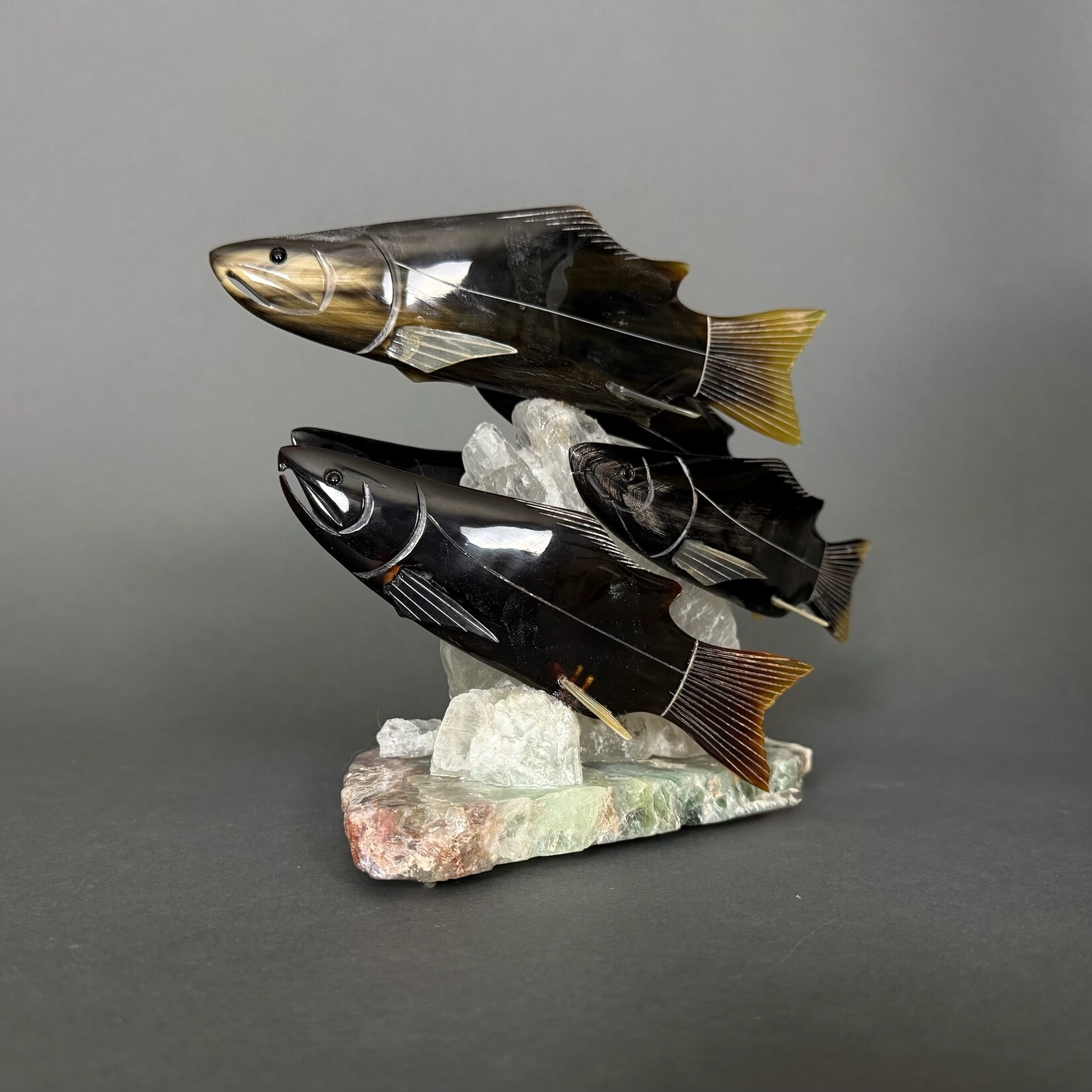 Eddie Lee Spawning Salmon #334 - SOLD