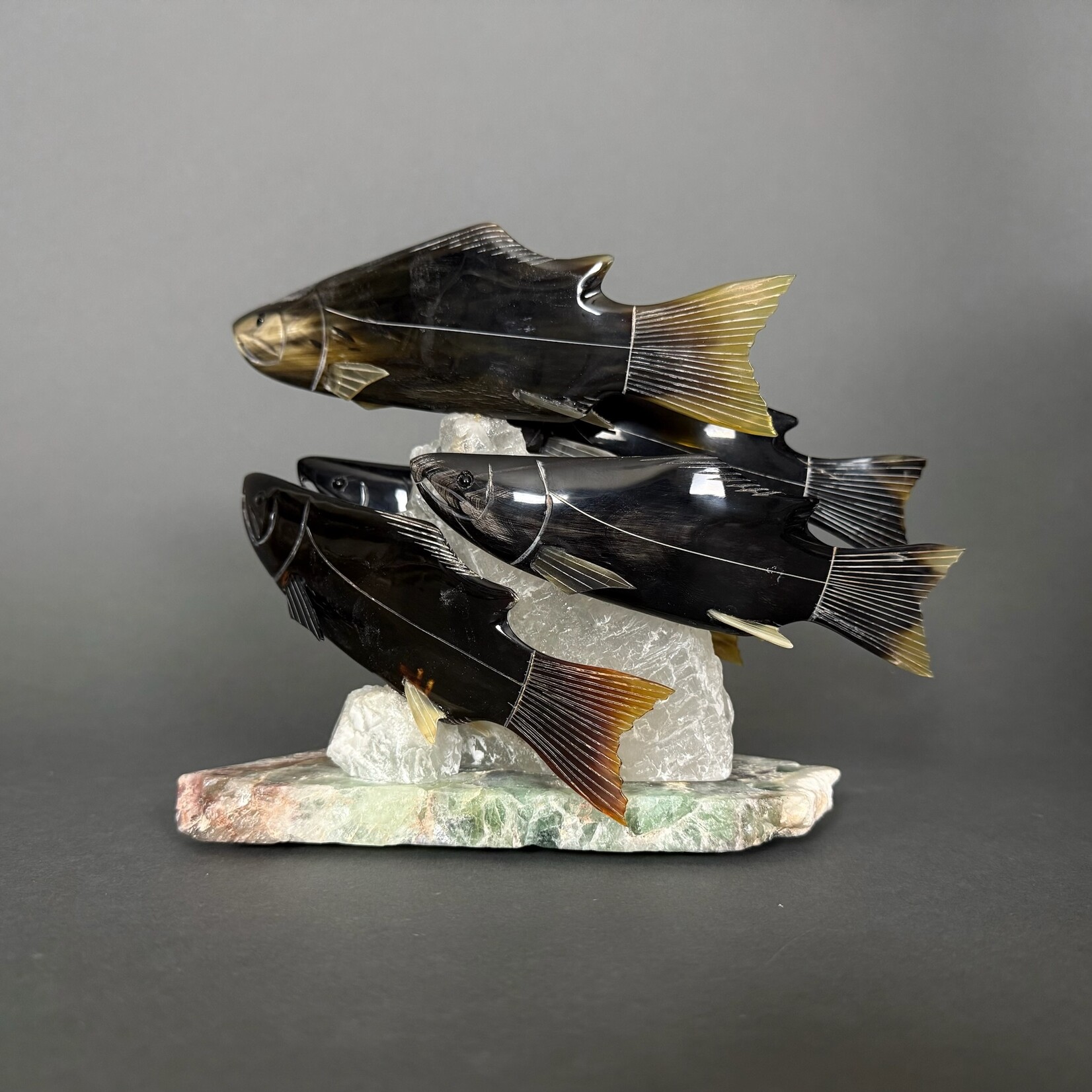 Eddie Lee Spawning Salmon #334 - SOLD