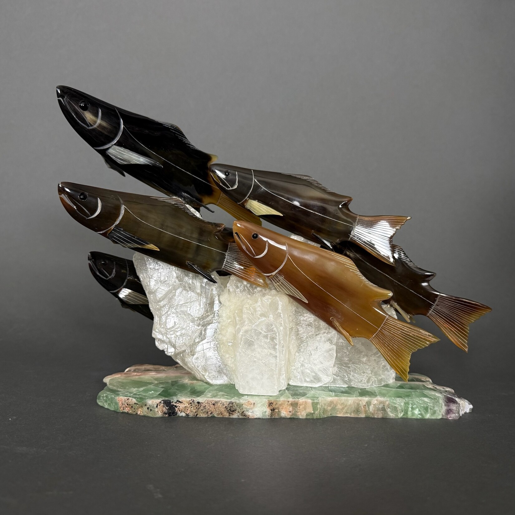 Eddie Lee Spawning Salmon #332 - SOLD