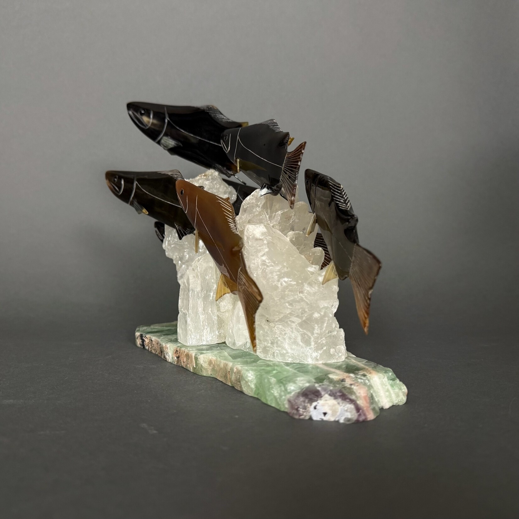 Eddie Lee Spawning Salmon #332 - SOLD