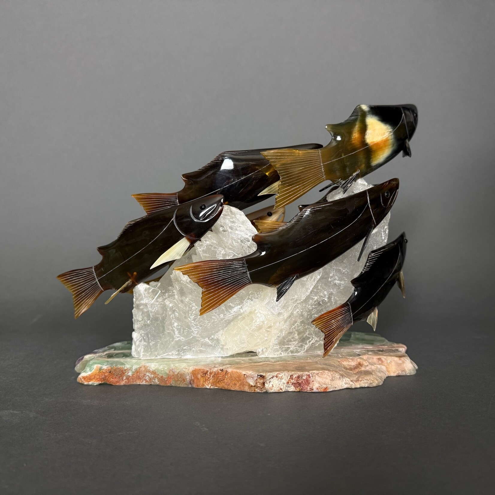 Eddie Lee Spawning Salmon #332 - SOLD