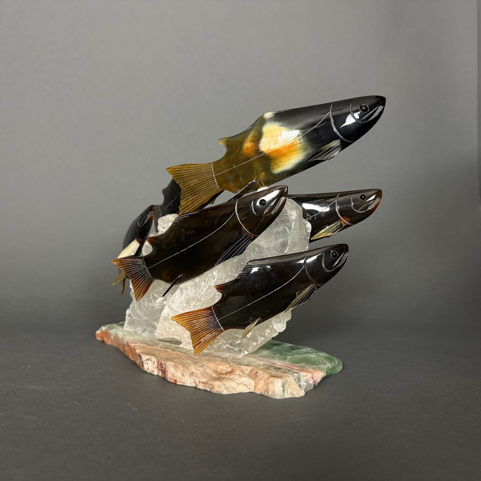 Eddie Lee Spawning Salmon #332 - SOLD