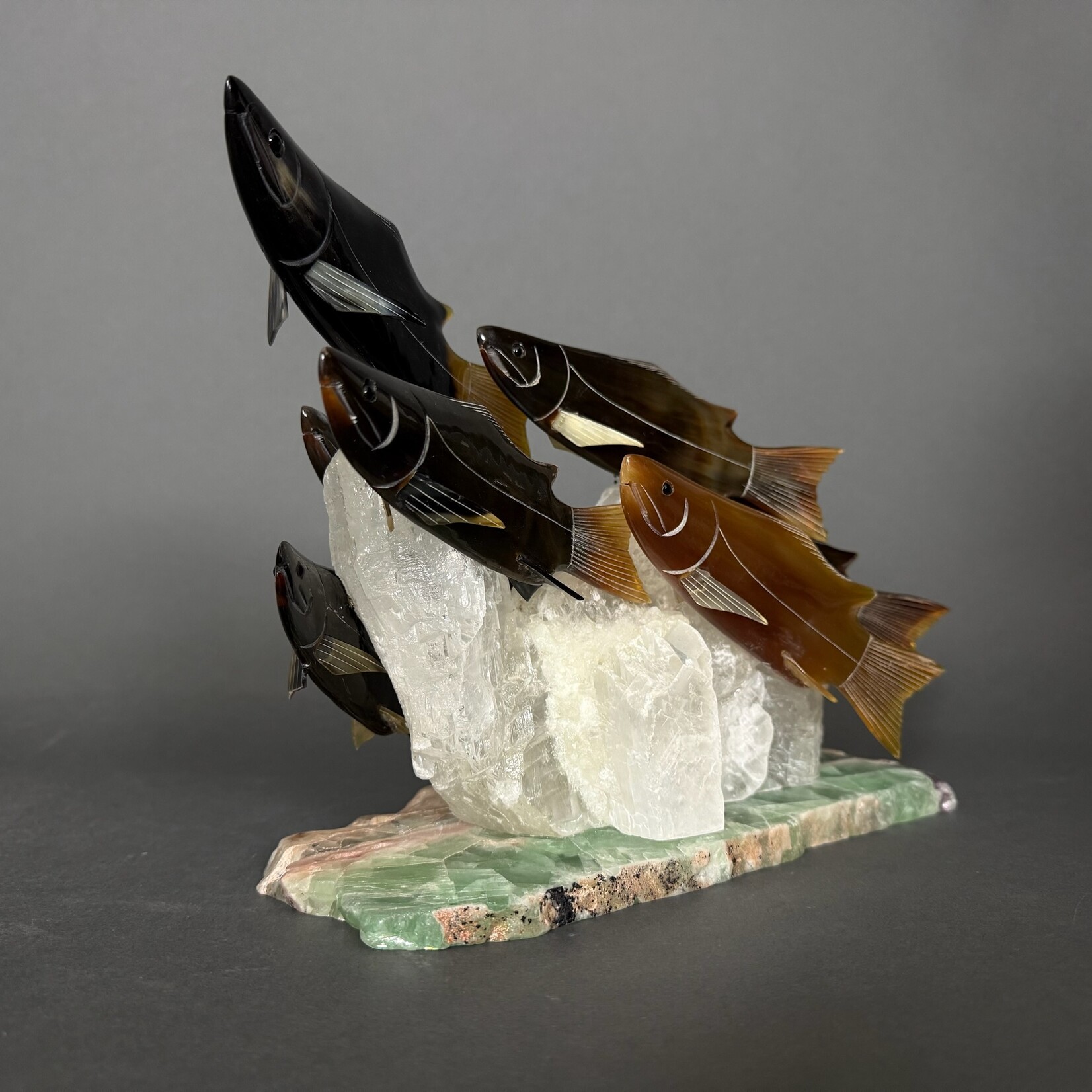 Eddie Lee Spawning Salmon #332 - SOLD