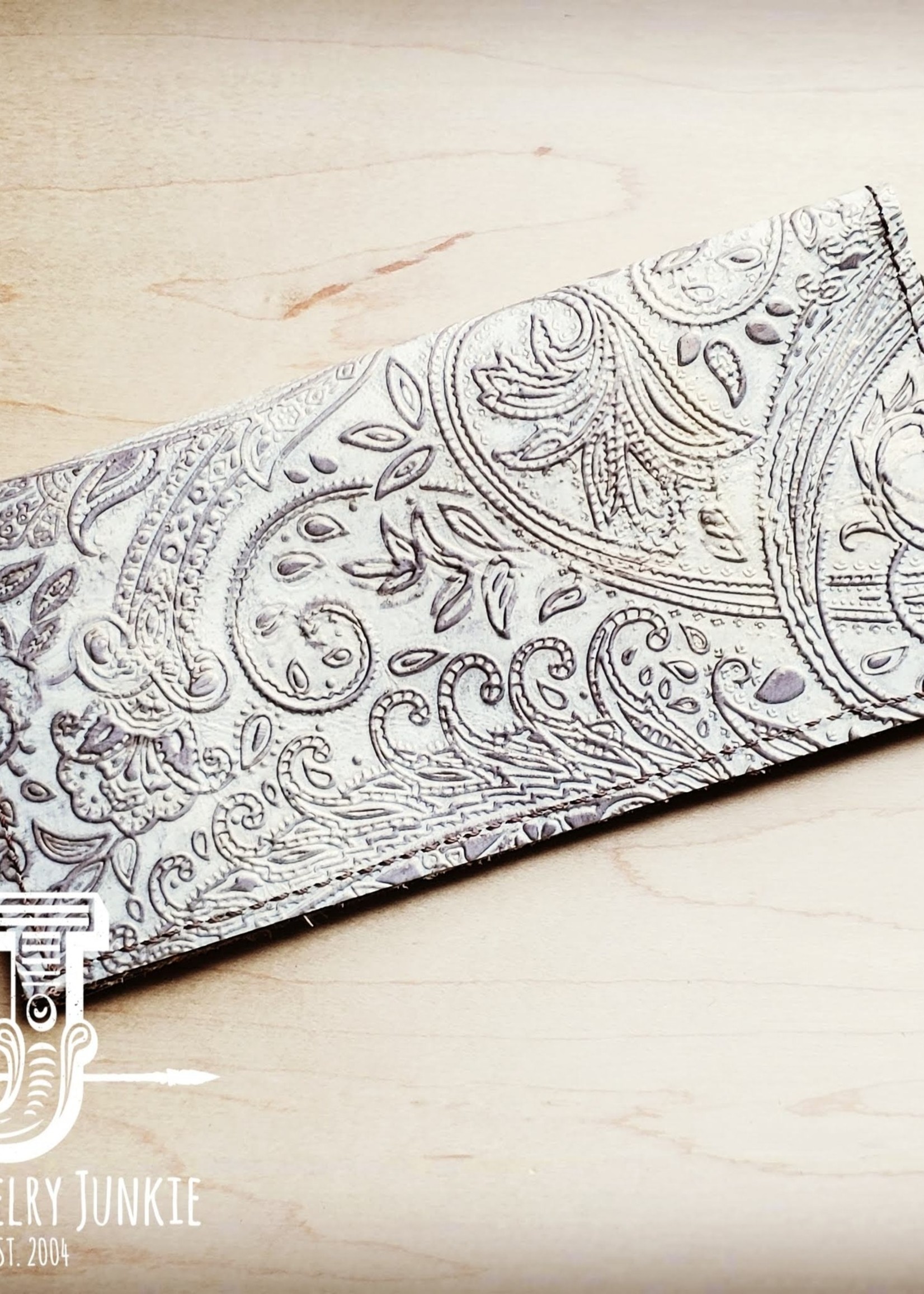 Jewelry Junkie Embossed Leather Wallet